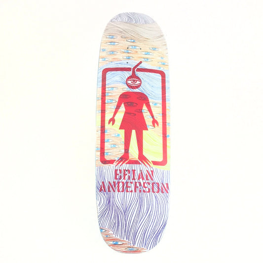 GIrl Brian Anderson Eyes Red 9.0 Skateboard deck