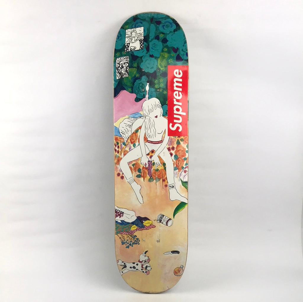 Supreme Girl With A Gun Skateboard Deck