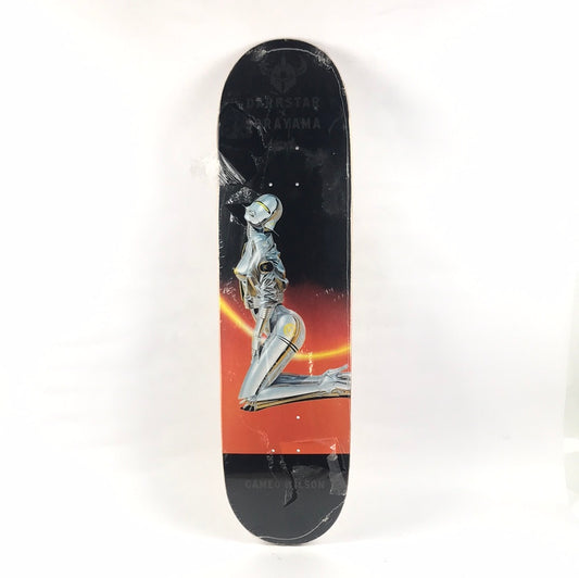Darkstar Cameo Wilson Sorayama Robot Black/Orange 8.3" Skateboard Deck