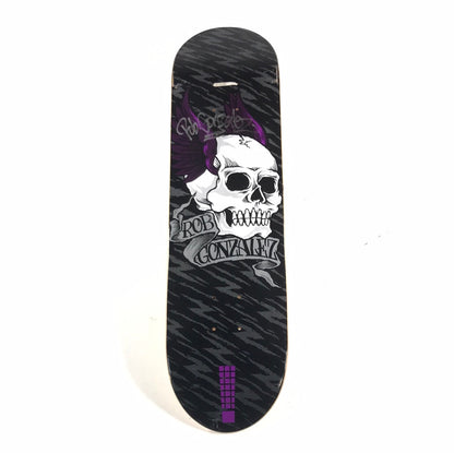 Listen Signed Rob Gonzalez Flying Skull Multi 7.75 Skateboard Deck