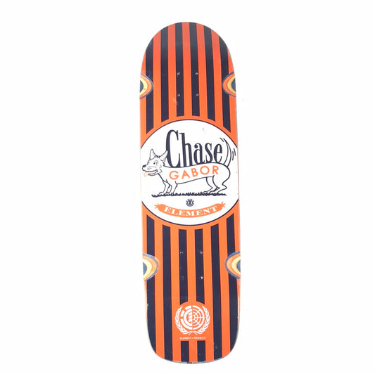 Element x Berrics Team Chase Gabor Orange 8.5 Skateboard Deck