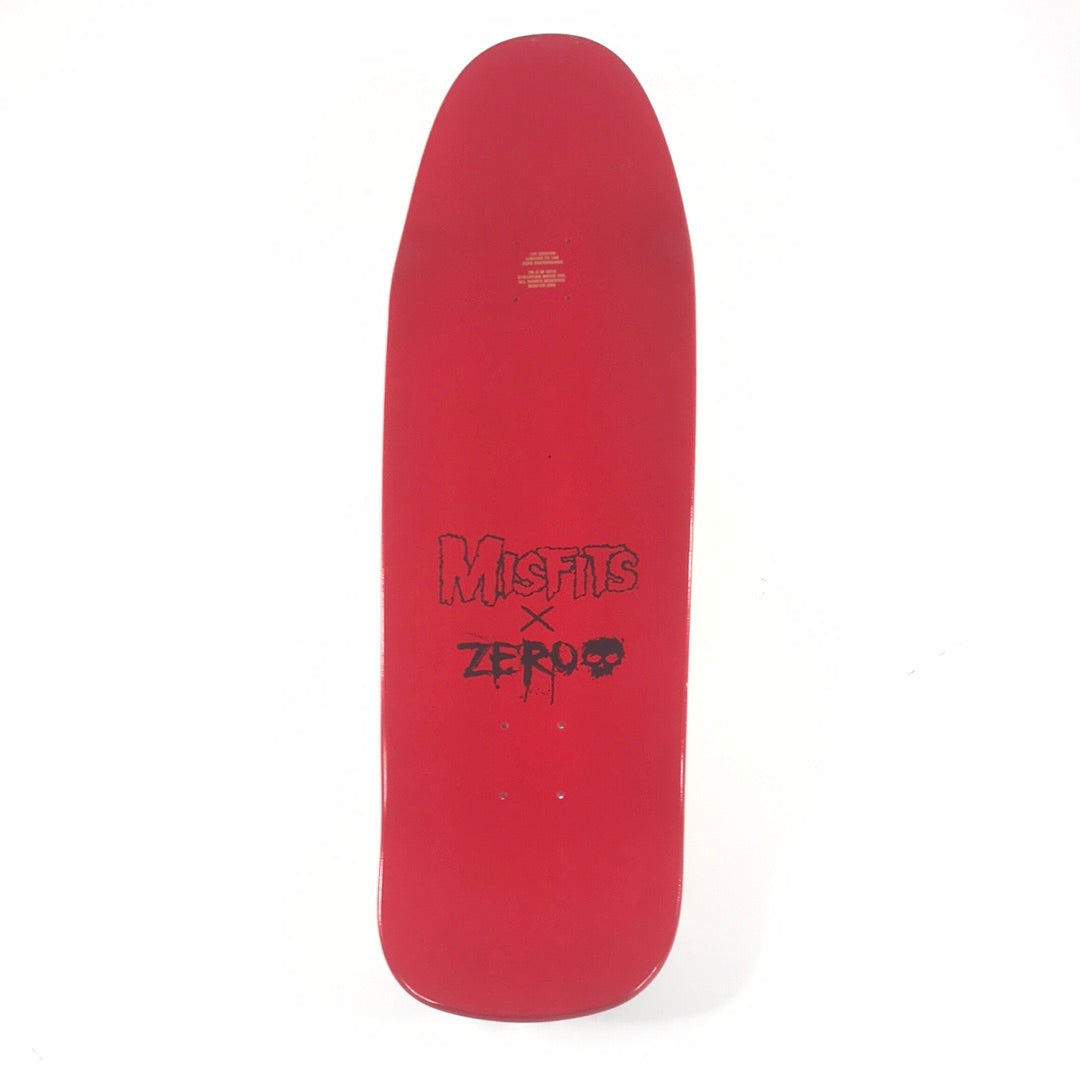 Zero Misfits 1st Edition Out Of 100 Zero Or Die Skull Black/Red 9.5" Skateboard Deck