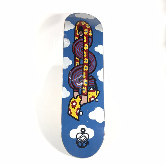 The Friend Ship Skateboads Team Magic Carpet Blue  8 1/8 Skatebaord Deck