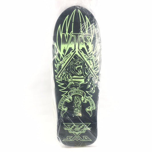 Santa Cruz Natas Kaupas Panther Glow in the Dark Black/Green 10.5'' Skateboard Deck 2018 Reissue