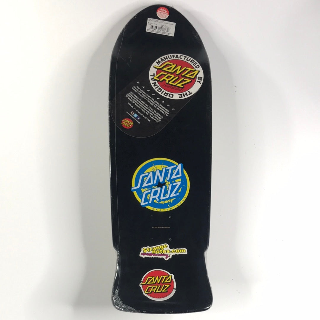 Santa Cruz Rob Roskopp Target 1 Black 10.0 Skateboard Deck