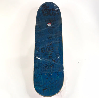 Life Extension Tony Tave Signed Trippy Owl Red Skateboard Deck