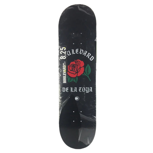 Boulevard Danny Montoya De La Toya Rose Red White Black 8.25'' Skateboard Deck
