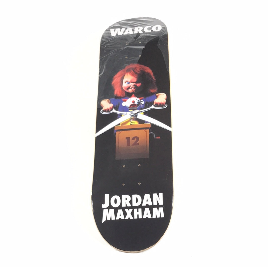 Warco Jordan Maxham Chucky Black 8.5 Skateboard Deck