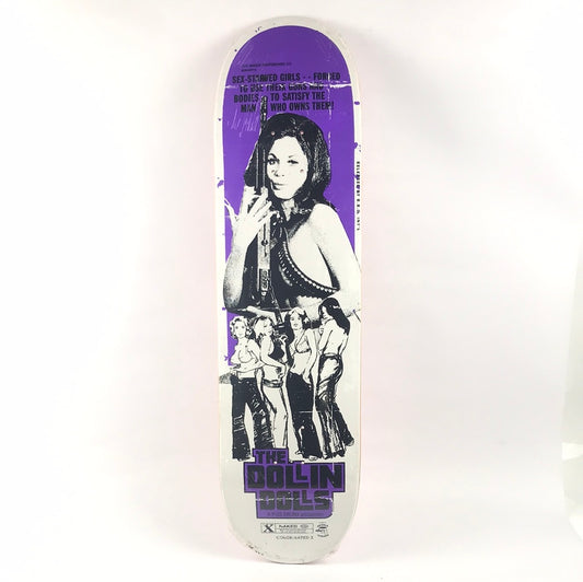 Baker Dustin Dollin Dolls White/Purple 8.4'' Skateboard Deck