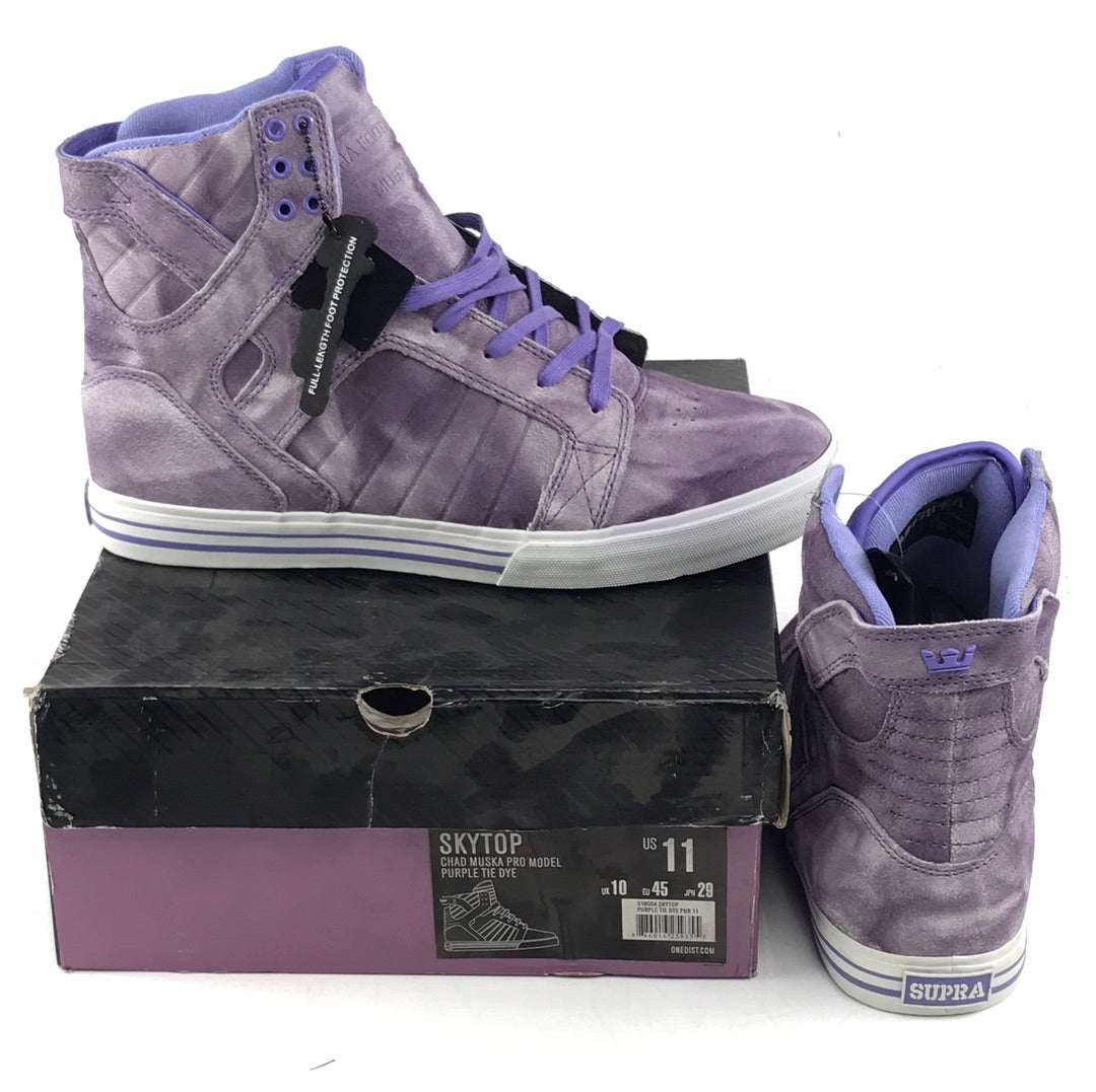 Supra Chad Muska Skytop Purple Tie Dye US Mens Size 11