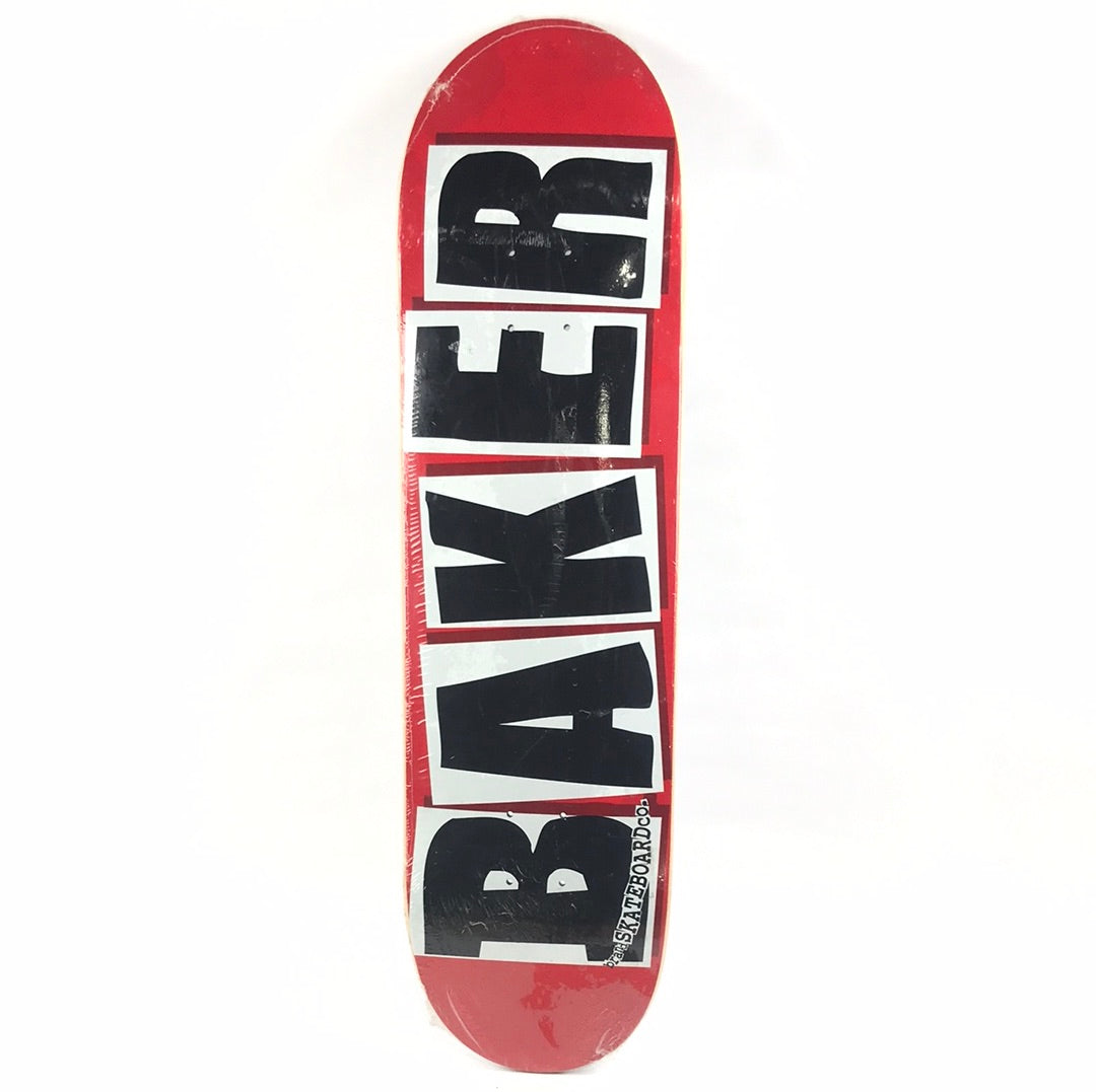 Baker Team Classic Logo Red/Black/White 8 Skateboard Deck