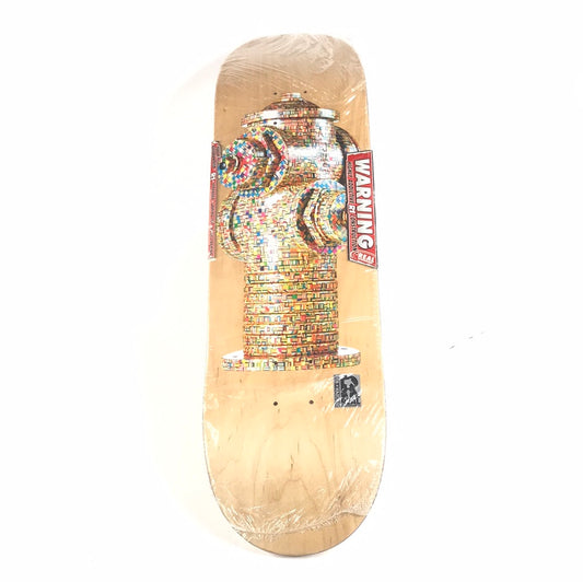 Real HUF x Haroshi Fire Hydrant Woodgrain 8.5‚Äù Skateboard Deck