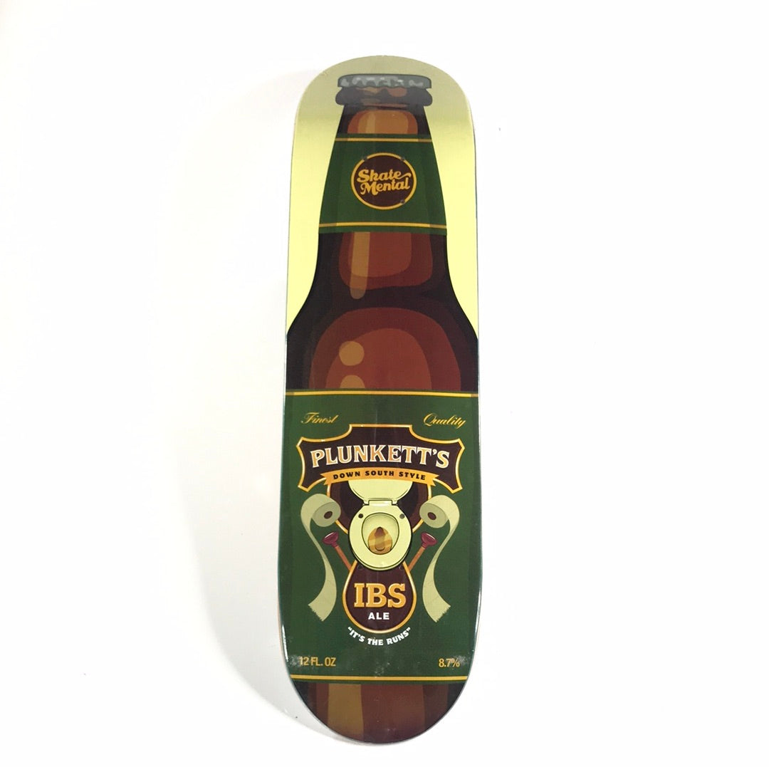 Skate Mental Dan Plunketts IBS Brown 8.125 Skateboard Deck