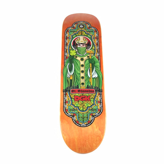 DGK John Shanahan Irish Orange 8.0 Skateboard Deck