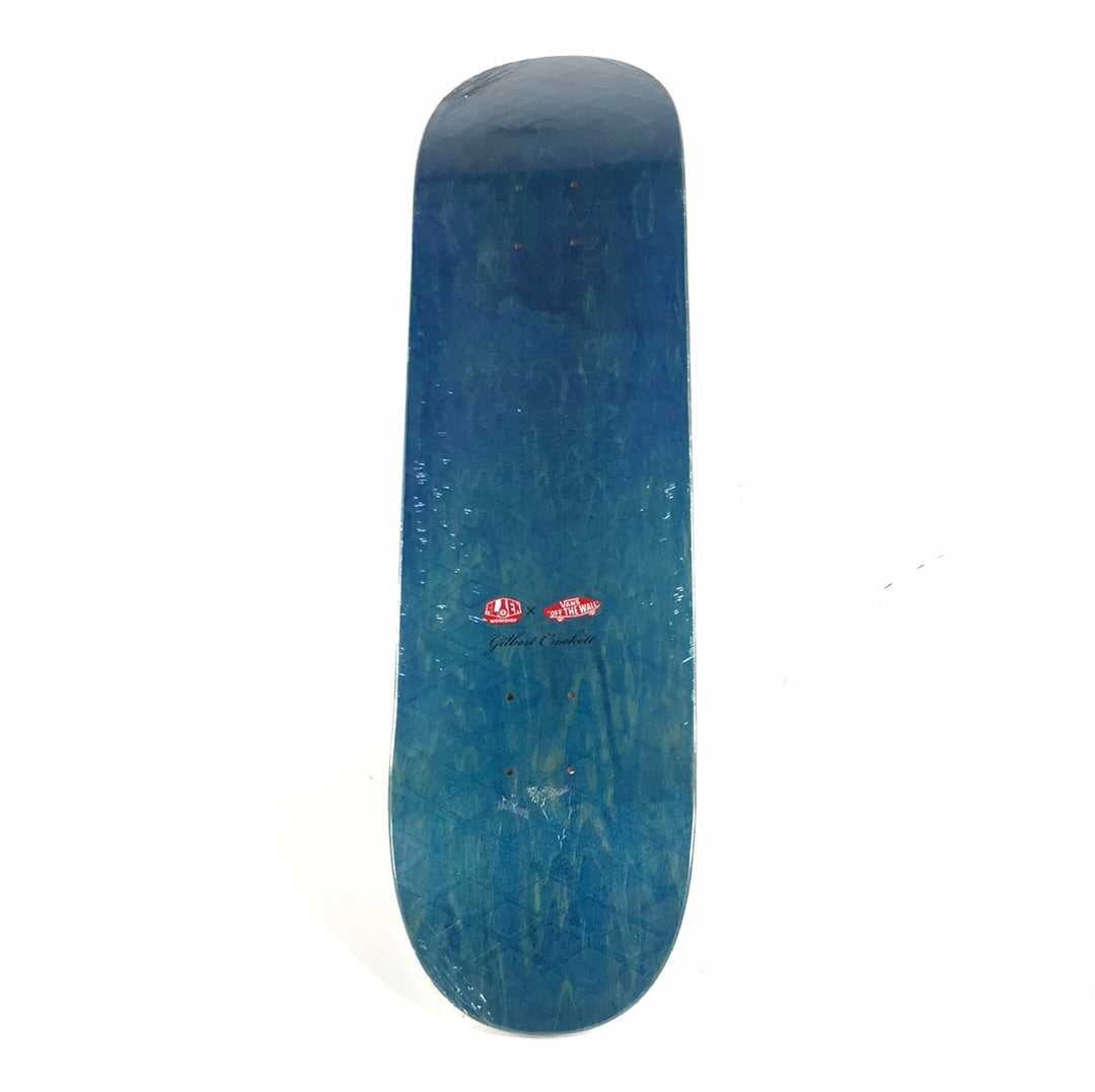 Alien Workshop x Vans Gilbert Crockett  Vans Print Blue 8'' Skateboard Deck