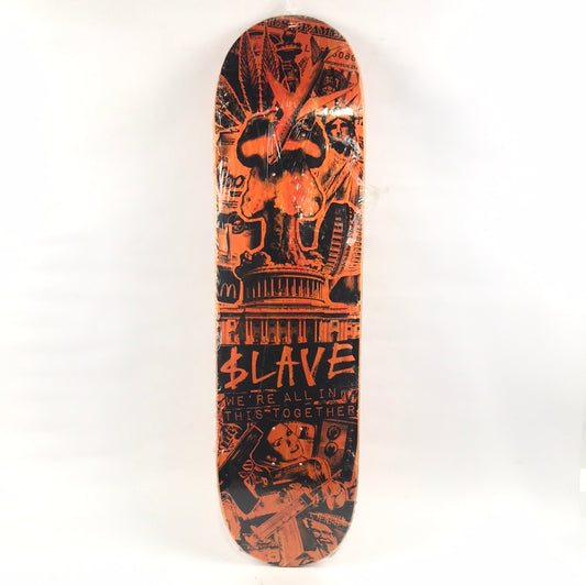 Slave Team In This Together Orange/Black 8.5'' Skateboard Deck