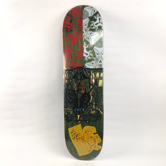 GX1000 Jeff Carlyle Ninja Turtle Green 8.125'' Skateboard Deck