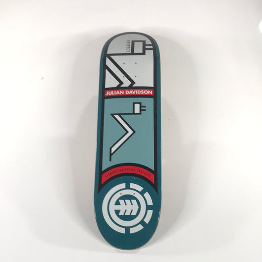 Element Julian Davidson Respect Turquoise/Red/White 8.38 Skateboard Deck