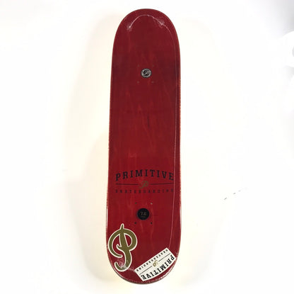 Primitive Team OG Logo Gold 7.6'' Vintage NOS Skateboard Deck